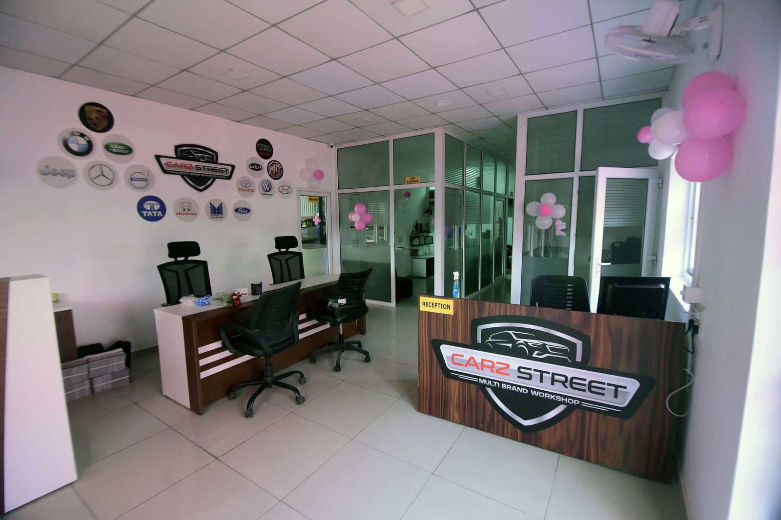 Reception & Brand Wall